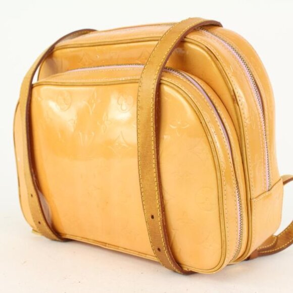 Louis Vuitton Orange Salmon Vernis Monogram Murray